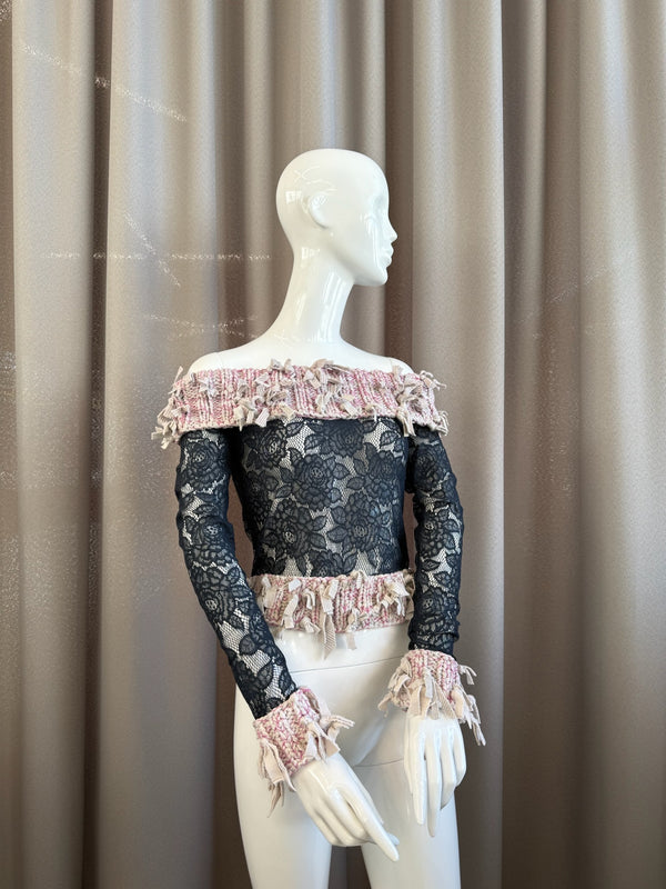 Chunky lace top-TATi-APOC STORE