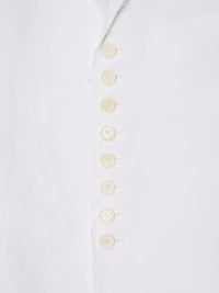 Glitched Summer Sleeve Tailored Jacket 001 _ White-Taekh-APOC STORE