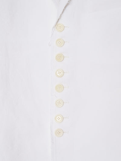Glitched Summer Sleeve Tailored Jacket 001 _ White-Taekh-APOC STORE