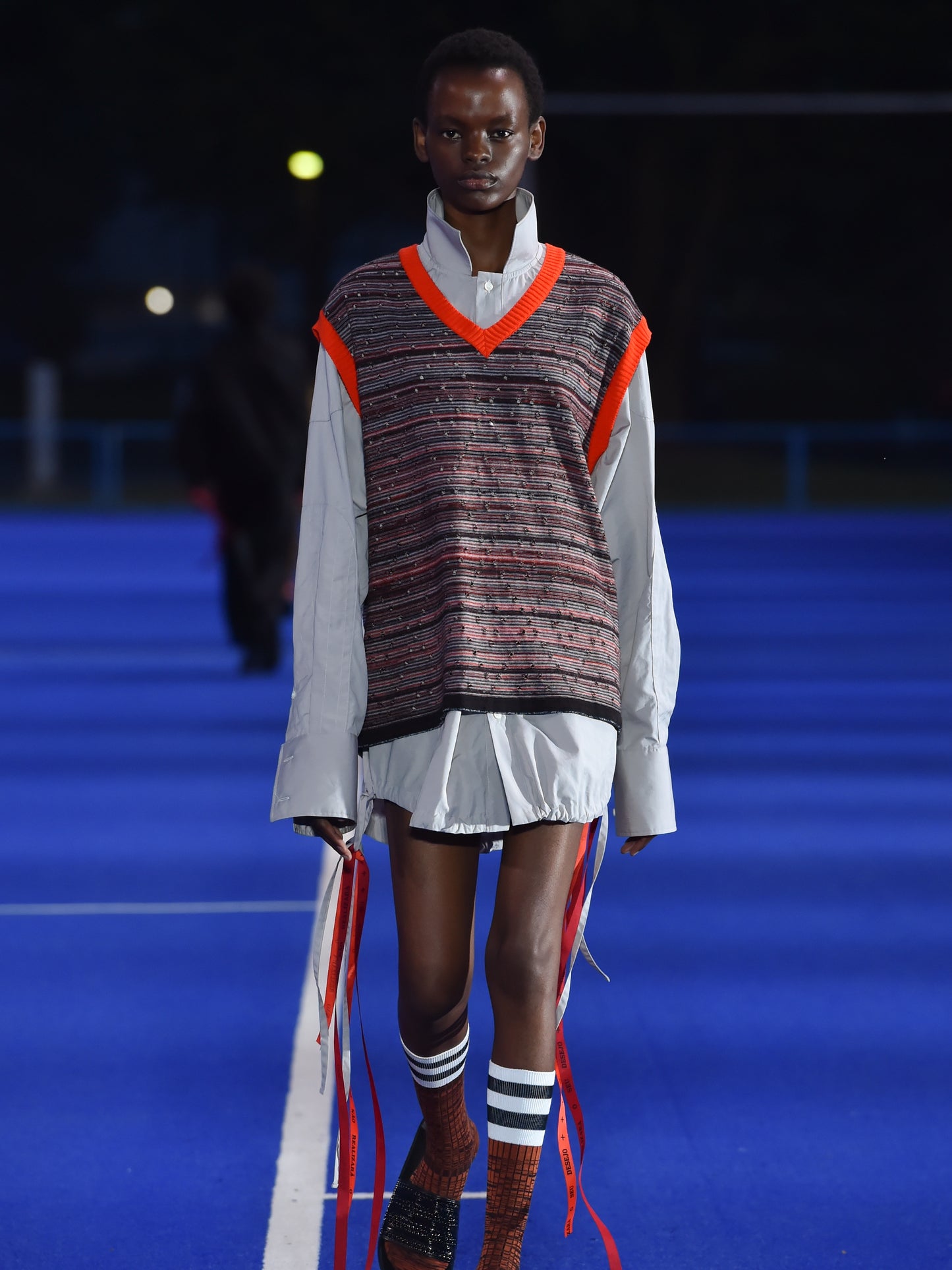 EMPATHIC KNIT VEST - Orange-Cognomen-APOC STORE