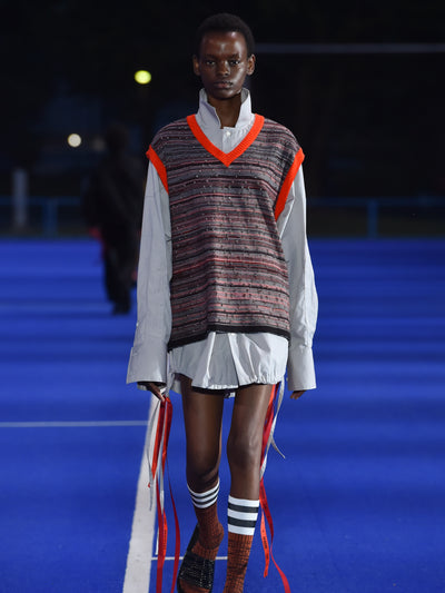 EMPATHIC KNIT VEST - Orange-Cognomen-APOC STORE