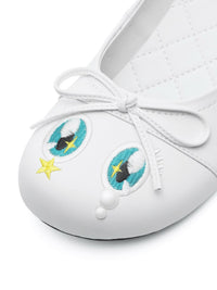 GO VACAY Anime Pearl Tears Flats White-EMPTY BEHAVIOR-APOC STORE