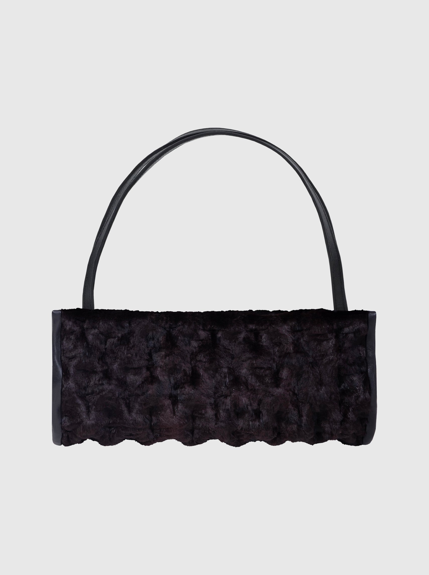 Fur Structured Bag Long-Nensi Avetisian-APOC STORE