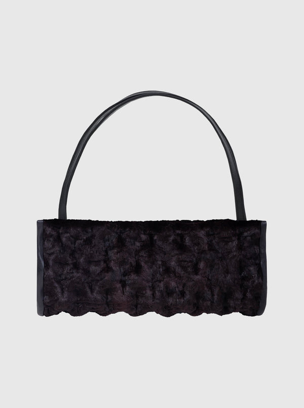 Fur Structured Bag Long-Nensi Avetisian-APOC STORE