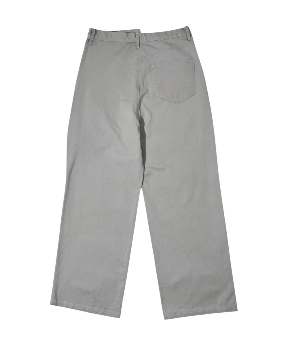 SIDE PANEL LAYERED PANTS LIGHT GRAY-EGNARTS-APOC STORE