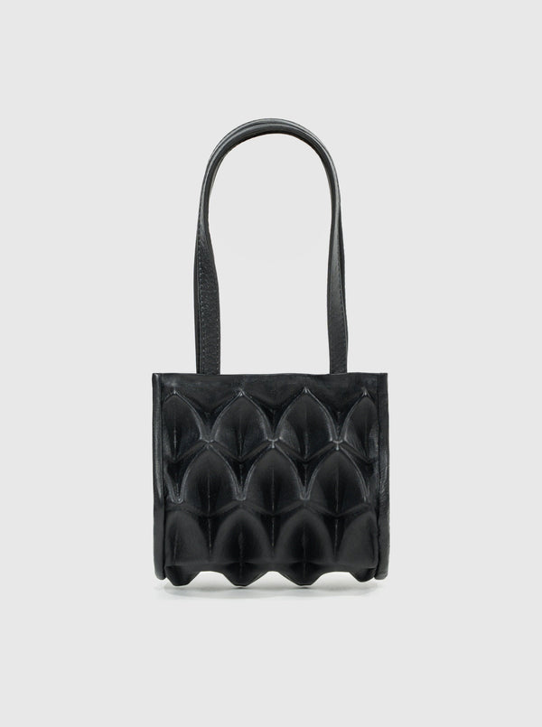 Black Structured Bag-Nensi Avetisian-APOC STORE
