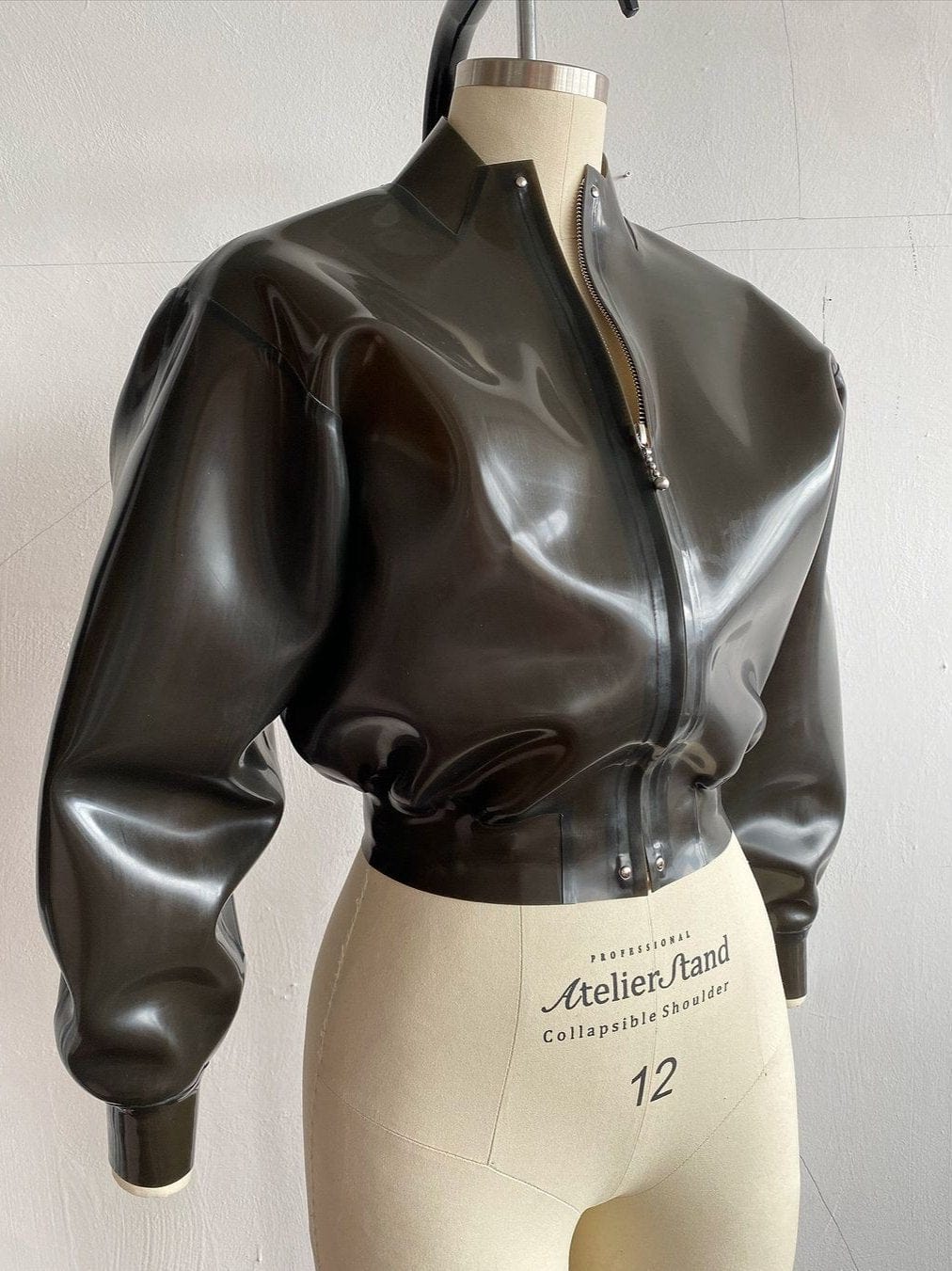 Soft Skin Bomber Translucent Black-Soft Skin Latex-APOC STORE