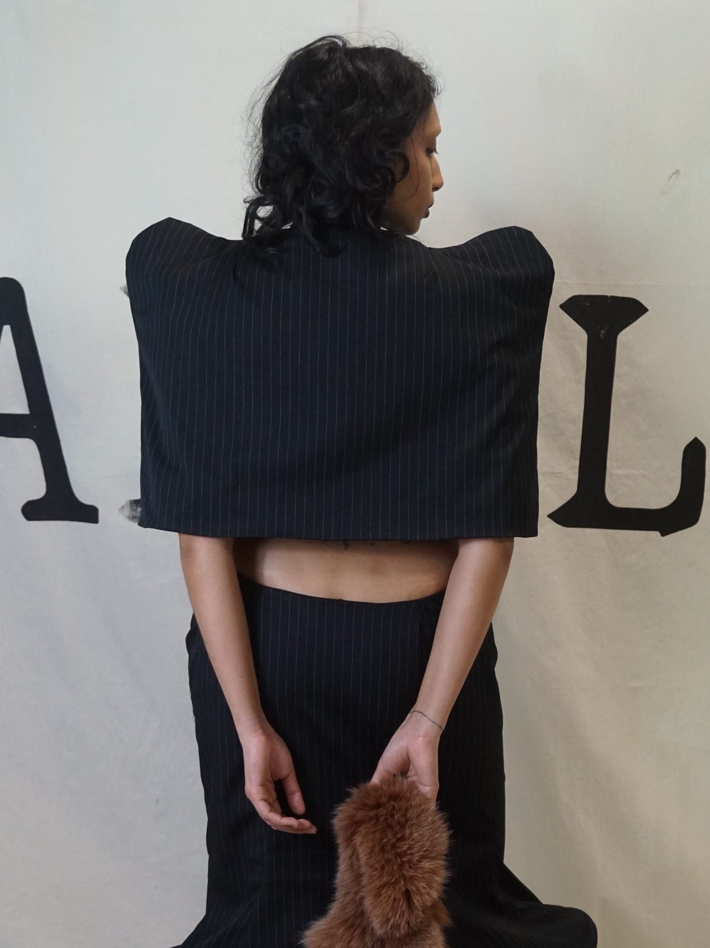 GARMENT # 003 - PADDED SHOULDER BOLERO-SAMPLE GARMENTS-APOC STORE