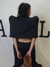 GARMENT # 003 - PADDED SHOULDER BOLERO-SAMPLE GARMENTS-APOC STORE