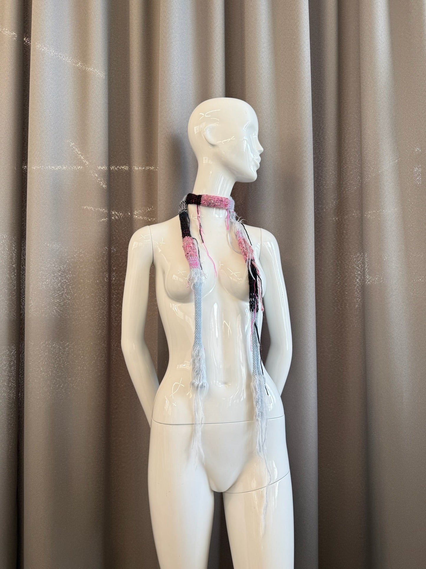 Super skinny scarf light blue-TATi-APOC STORE