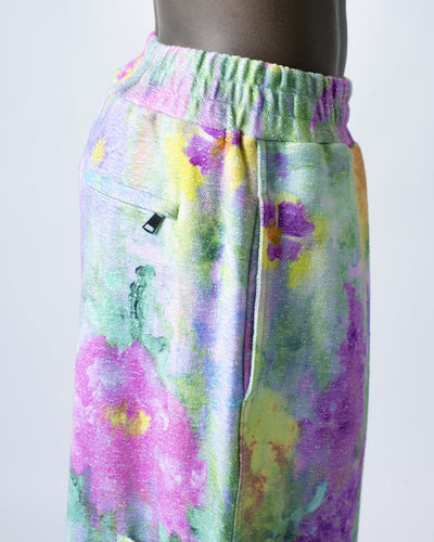 "Nordic garden" french terry baggy joggers-KAWAkEY-APOC STORE