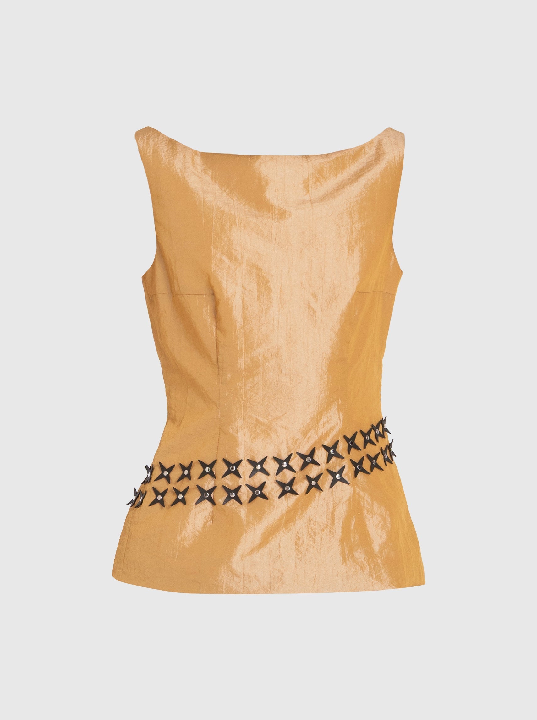 Top with Stars Yellow-Nensi Avetisian-APOC STORE