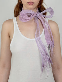 KNITTED BOW CHOKER PURPLE-Lou de Bètoly-APOC STORE