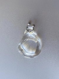 Pierced Glass Ring 0001-Rain and Rivers-APOC STORE