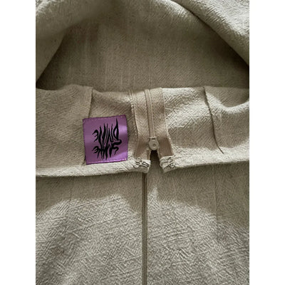 enigma linen dress plain-Snake Divine-APOC STORE