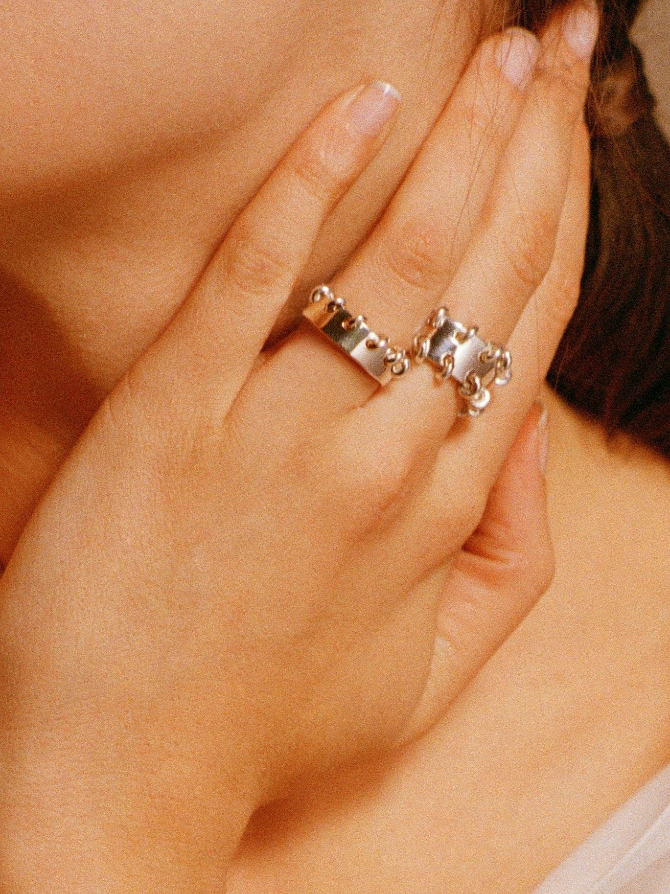 Pierced Narrow Ring-Zohra Rahman-APOC STORE