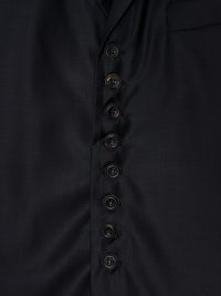 Glitched Sleeve Tailored Jacket 001 _ Black-Taekh-APOC STORE