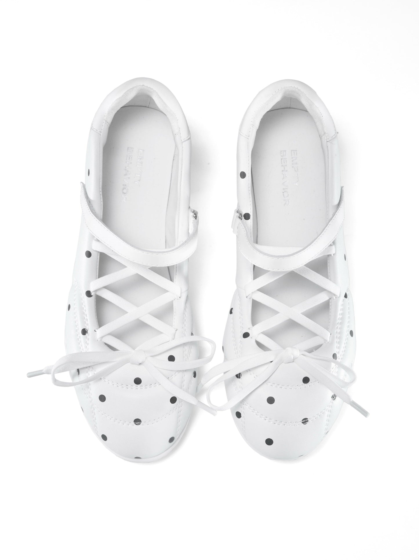 Polka Dot Sports Ballet White-EMPTY BEHAVIOR-APOC STORE