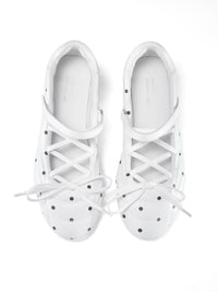 Polka Dot Sports Ballet White-EMPTY BEHAVIOR-APOC STORE