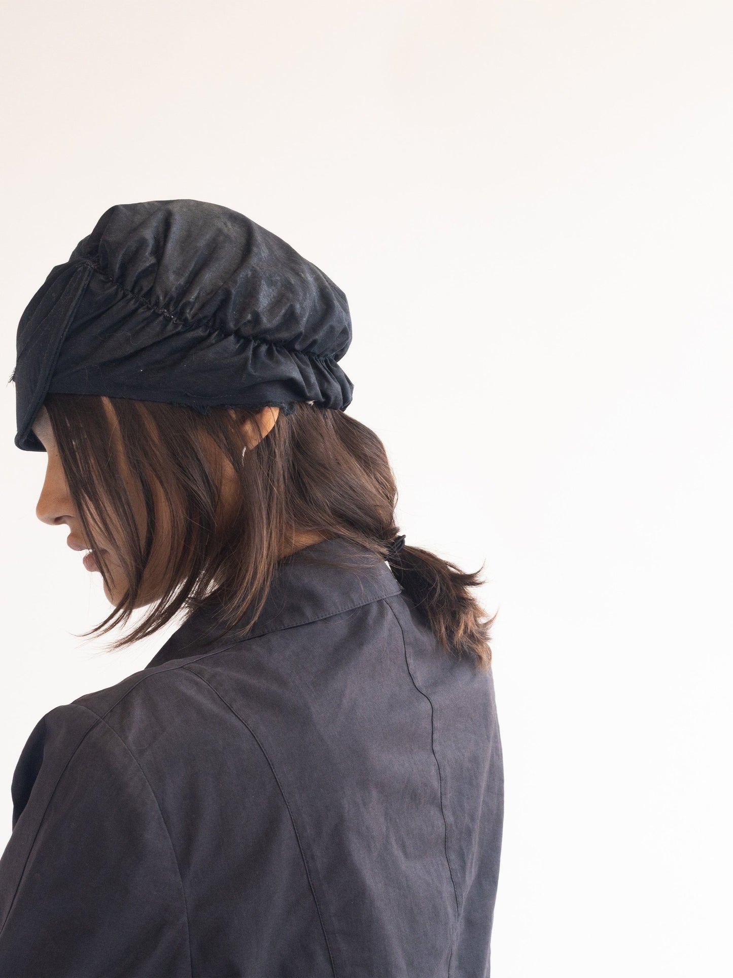 Short Brimmed Hat-Lucas Benjamin-APOC STORE