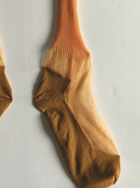 Orange Monofilament Socks-Khanh Brice Nguyen-APOC STORE