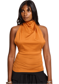 Halterneck - Orange-Karlaidlaw-APOC STORE