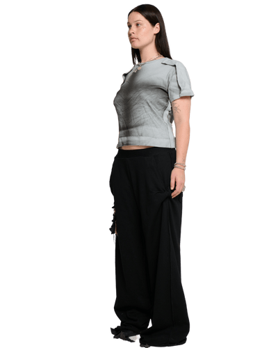 Placket T-Shirt Blue-Karlaidlaw-APOC STORE