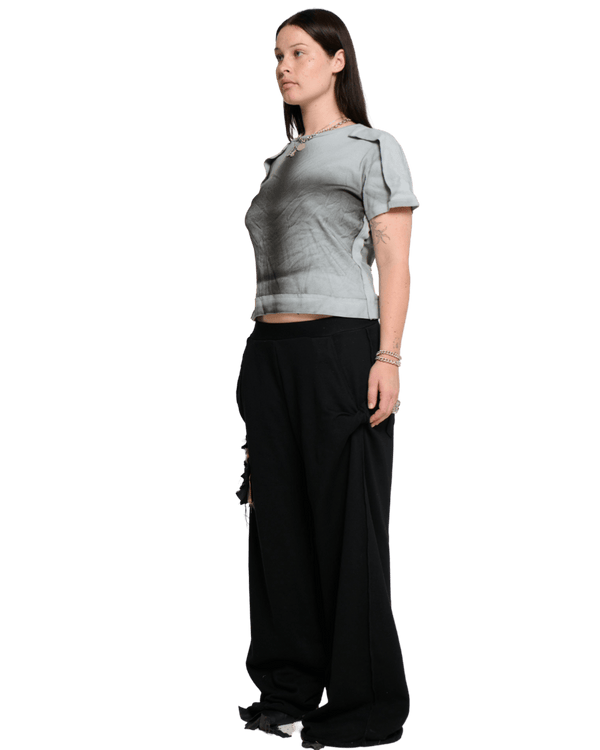 Placket T-Shirt Blue-Karlaidlaw-APOC STORE