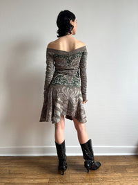 1 OF 1 GREEN HEART DRESS-Anna Castellano-APOC STORE