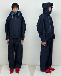 Red slashed loafers-Sung Ju-APOC STORE