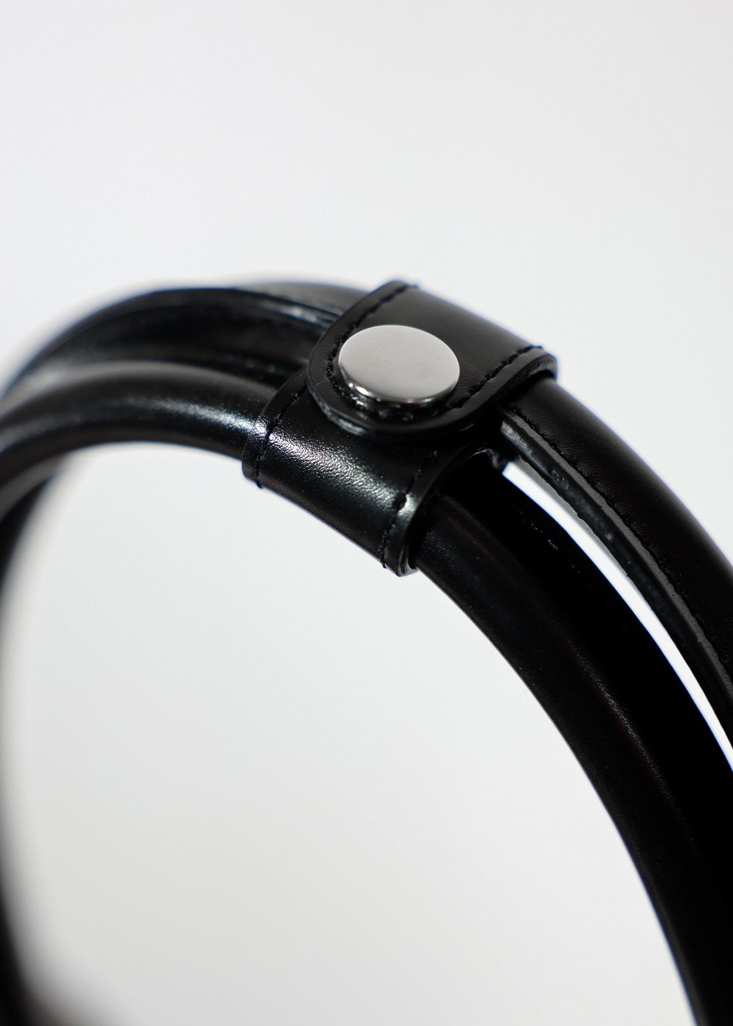 RIBBON BAGUETTE BAG BLACK-SAENGIN STUDIOS-APOC STORE