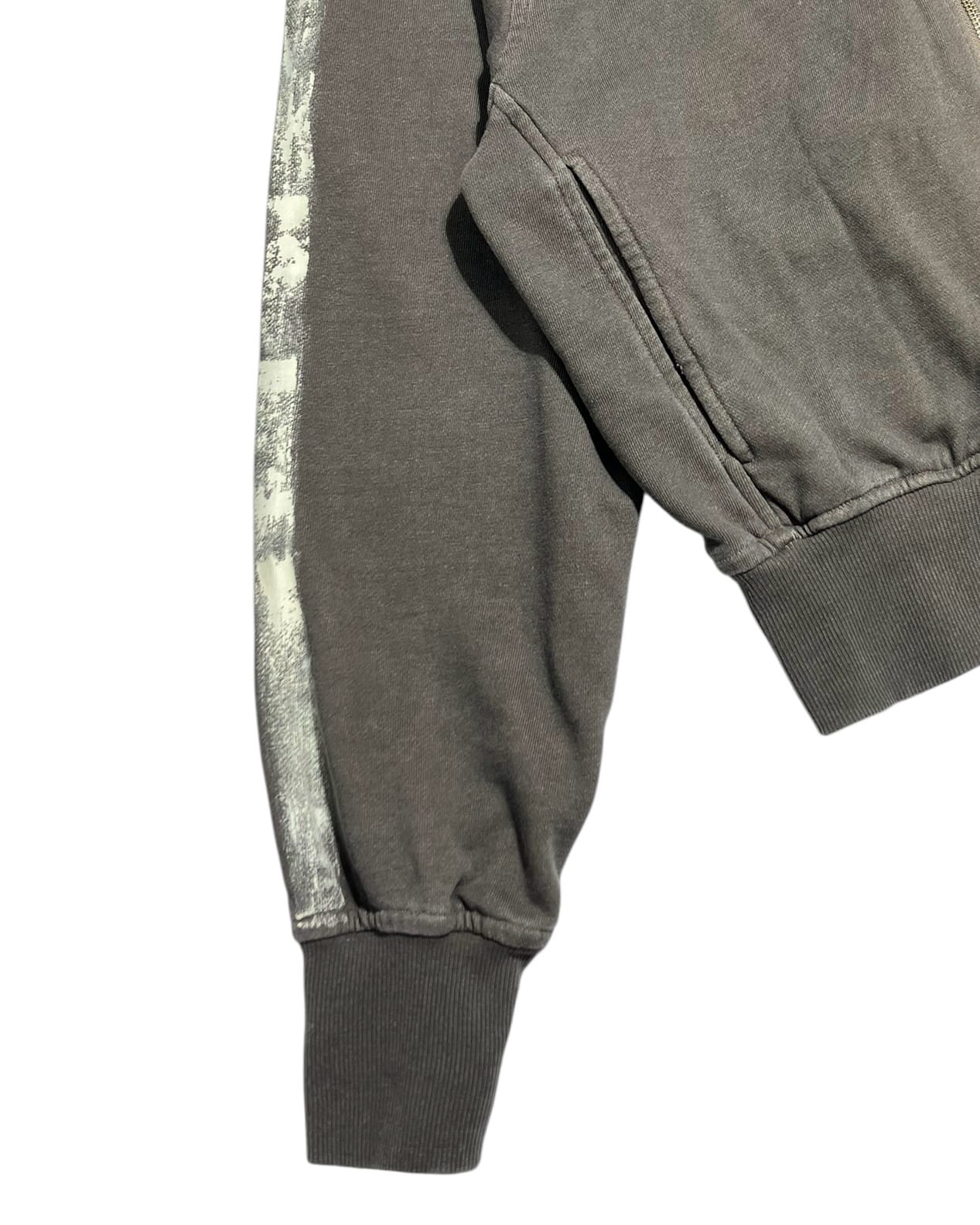Painted Track Zip-up (Gray)-EGNARTS-APOC STORE