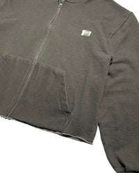 Cut off Hoodie Zip-up (Gray)-EGNARTS-APOC STORE
