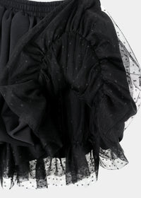 JERSEY BALLOON SHAH SKIRT BLACK-SAENGIN STUDIOS-APOC STORE