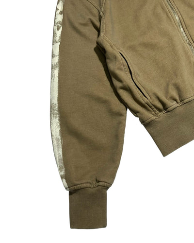 Painted Track Zip-up (Beige)-EGNARTS-APOC STORE