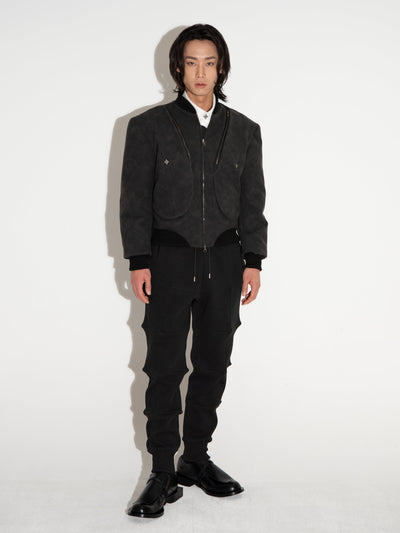 Debossed Bomber Black-Woojun Jang-APOC STORE