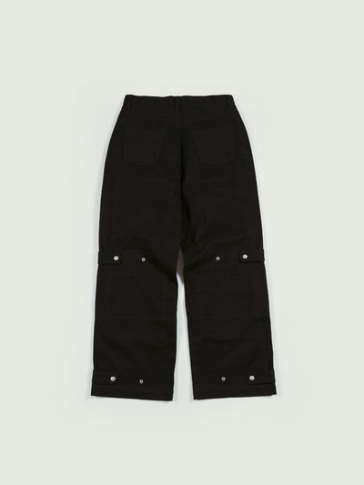 CHANGEABLE POCKET PANTS BLACK-EGNARTS-APOC STORE