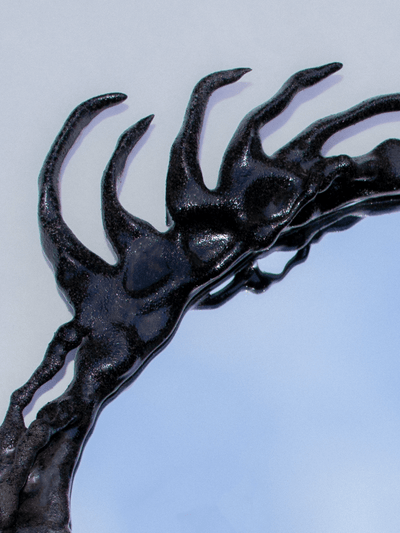 Specular alembic (tar) mirror-Ida Lissner-APOC STORE