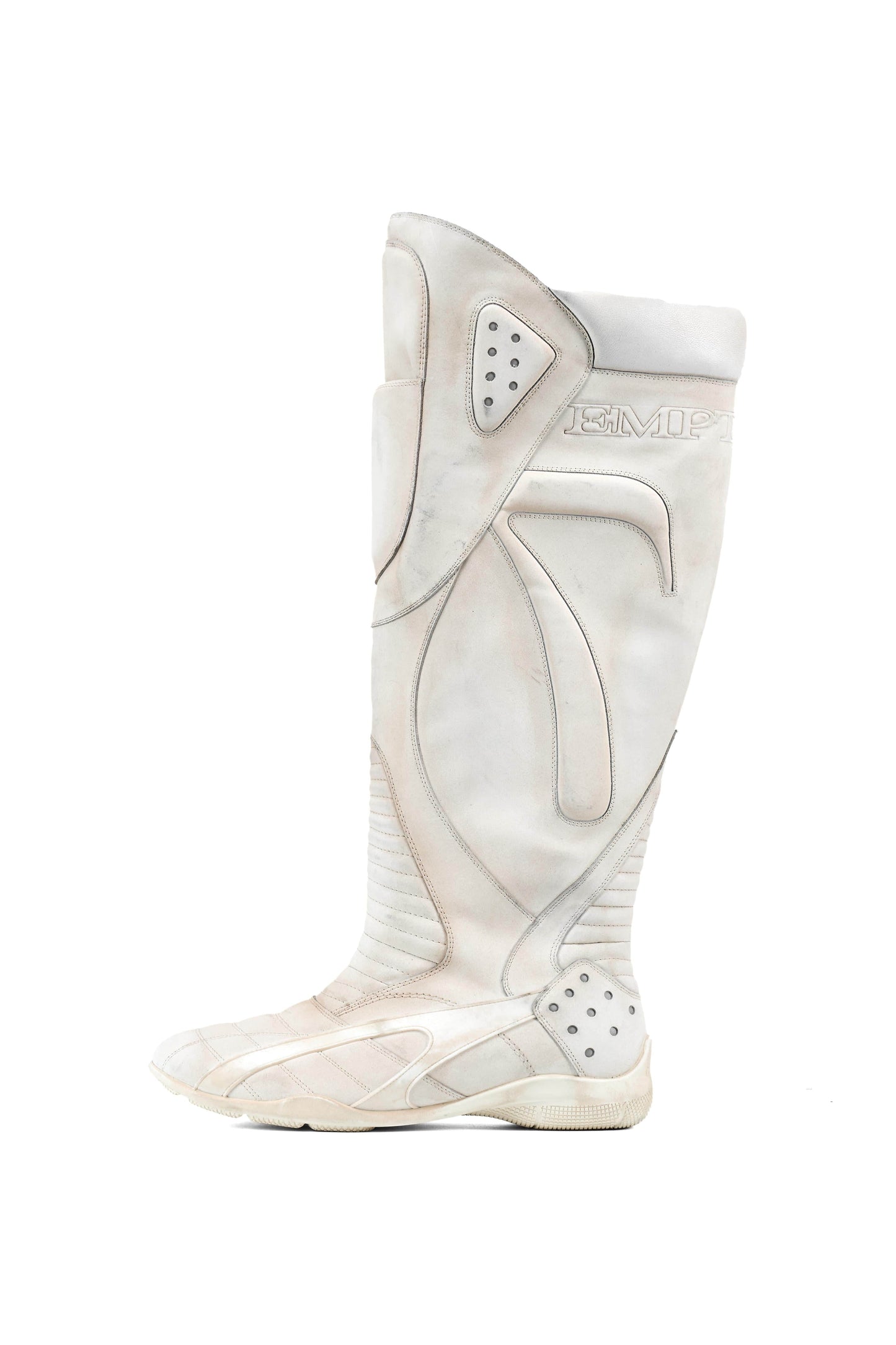 Boxing Boots White-EMPTY BEHAVIOR-APOC STORE