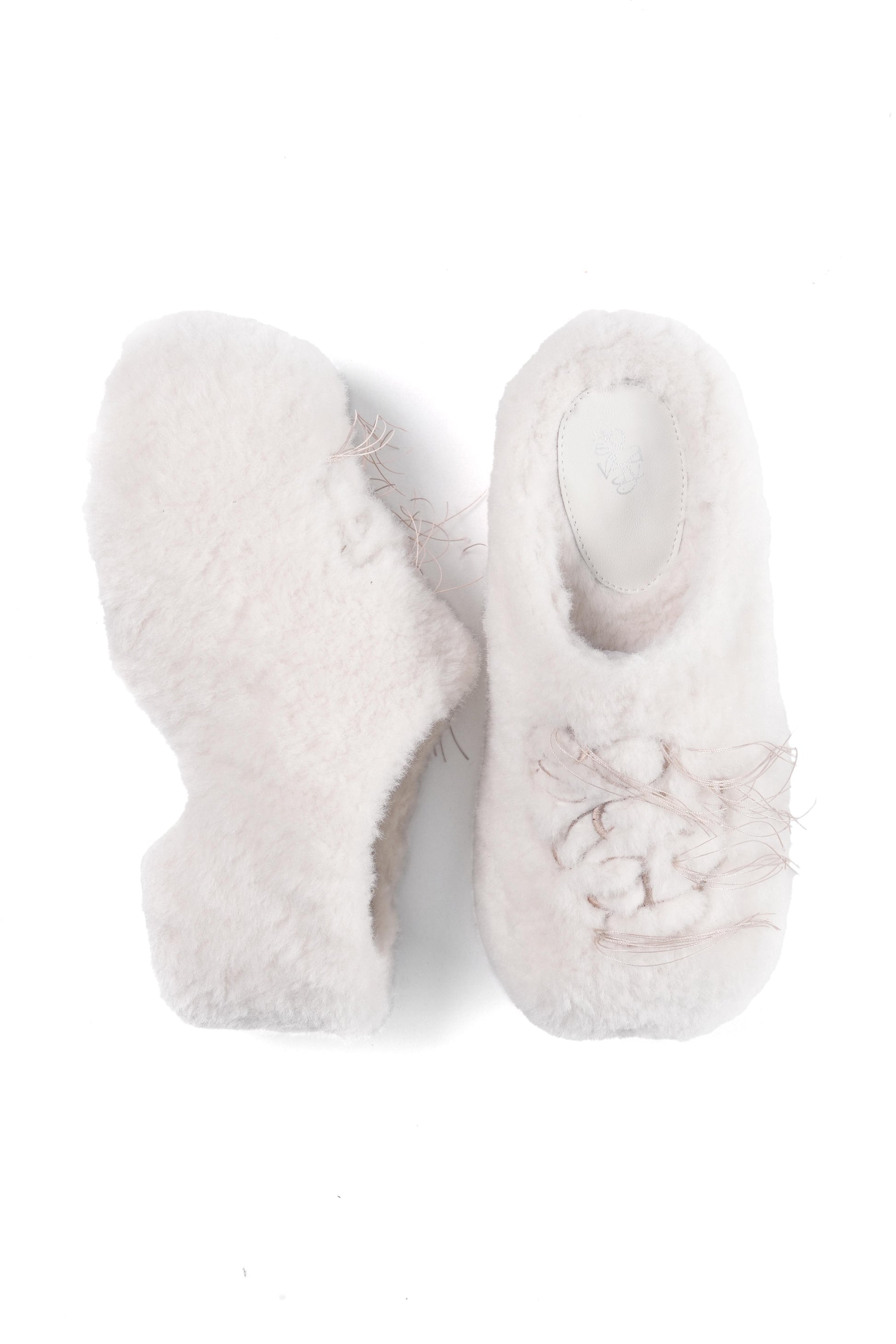 GO VACAY - Cloud Fluffy Slippers White-EMPTY BEHAVIOR-APOC STORE