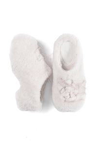 GO VACAY - Cloud Fluffy Slippers White-EMPTY BEHAVIOR-APOC STORE