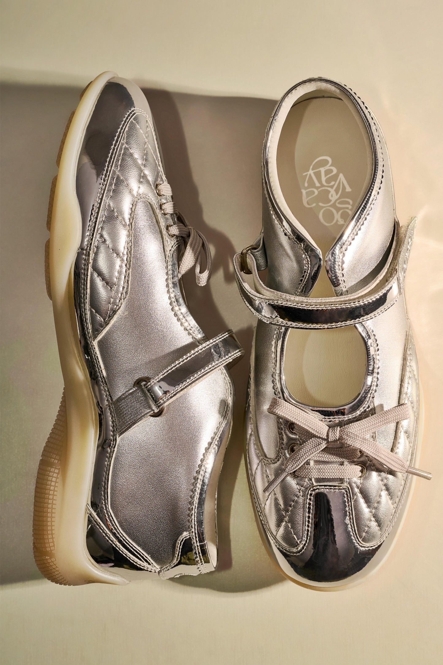 GO VACAY - Sports Mary Jane Silver-EMPTY BEHAVIOR-APOC STORE