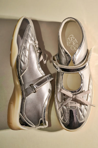 GO VACAY - Sports Mary Jane Silver-EMPTY BEHAVIOR-APOC STORE