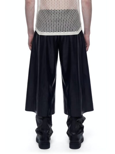 Latex Pleated Trousers-harri-APOC STORE