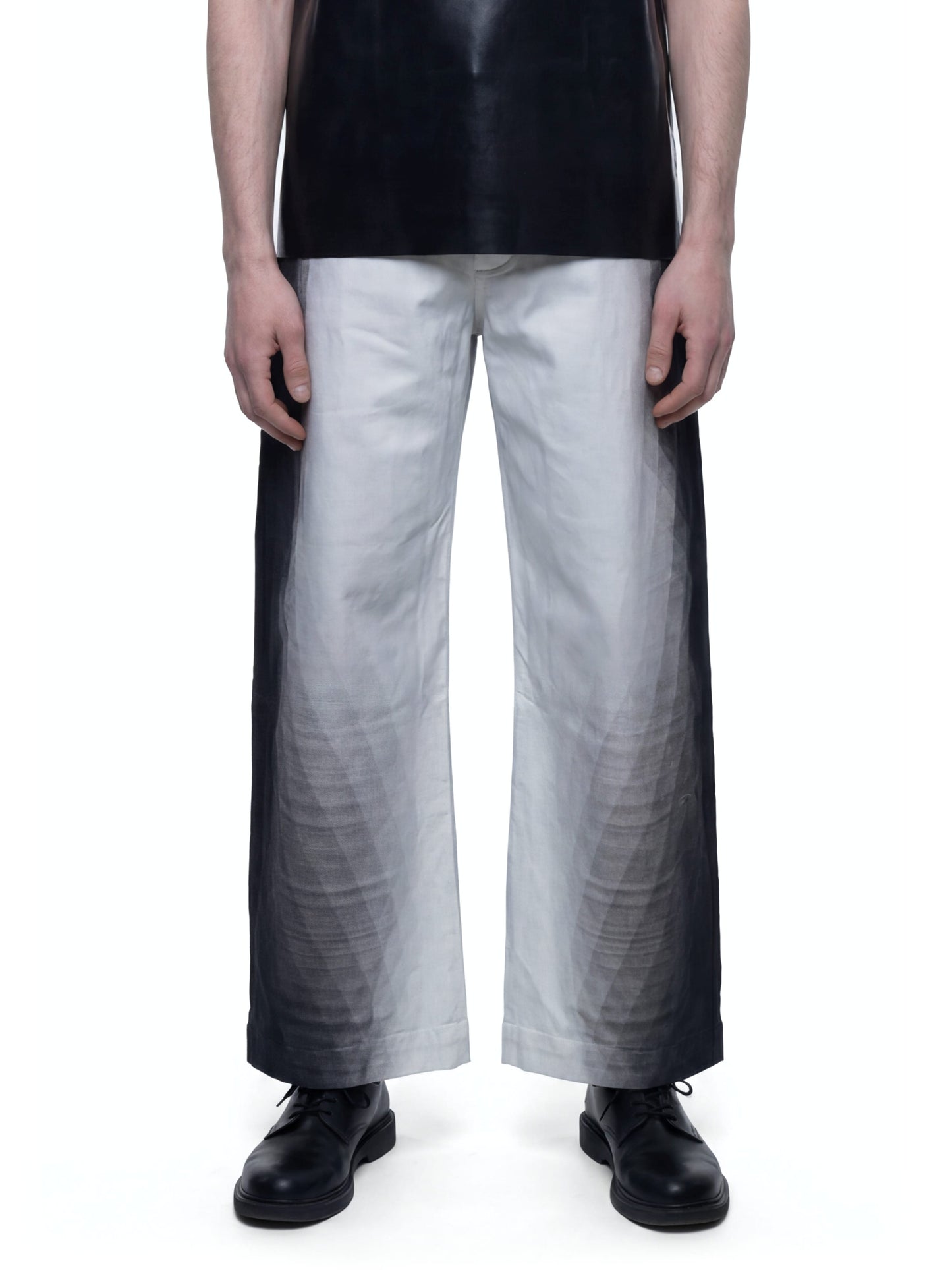 Straight Leg Printed Trousers-harri-APOC STORE