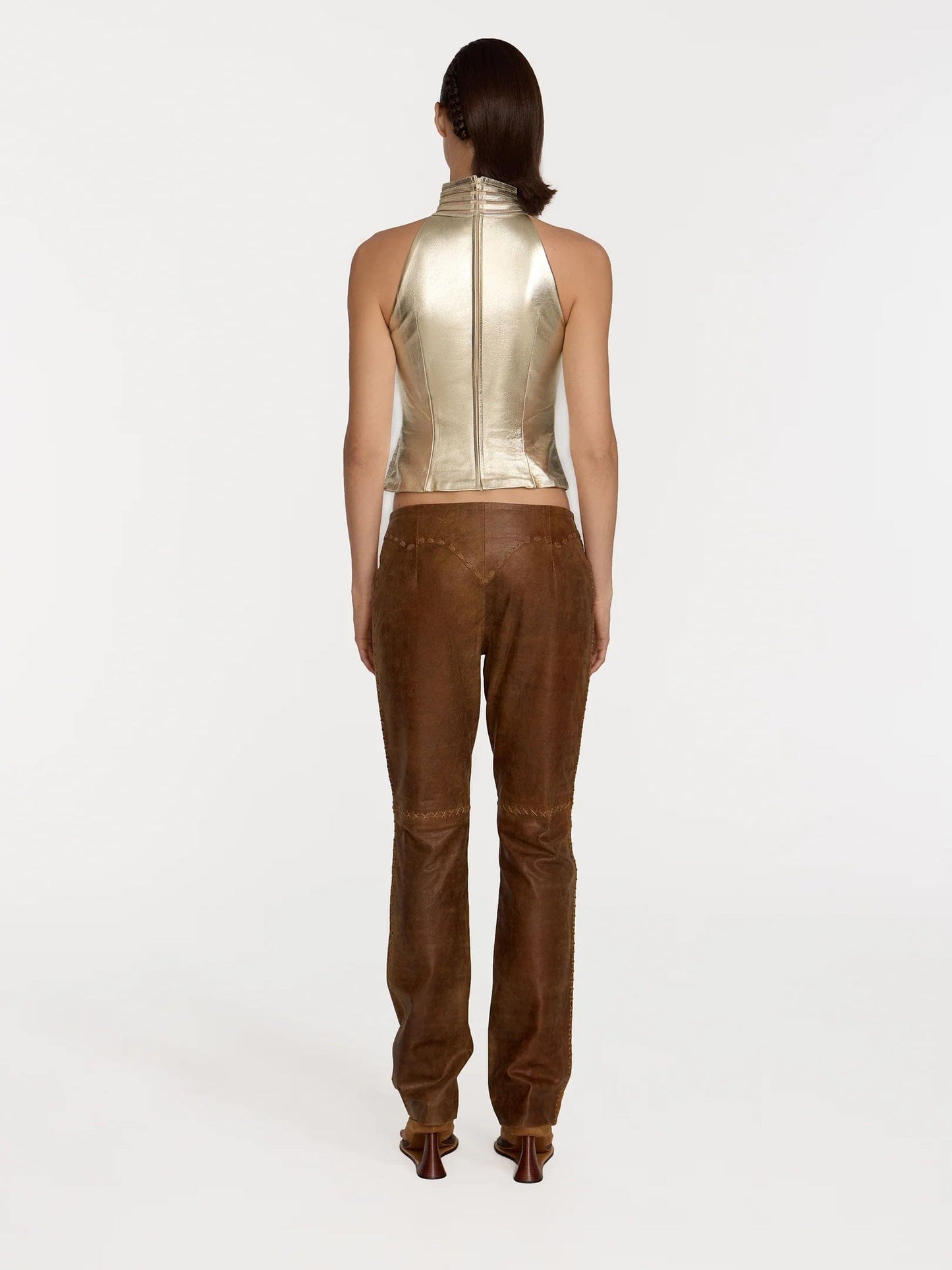 RODEO PANT - BROWN-MOTIRA-APOC STORE