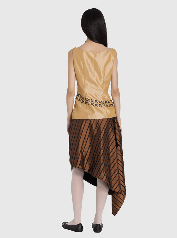 Top with Stars Yellow-Nensi Avetisian-APOC STORE