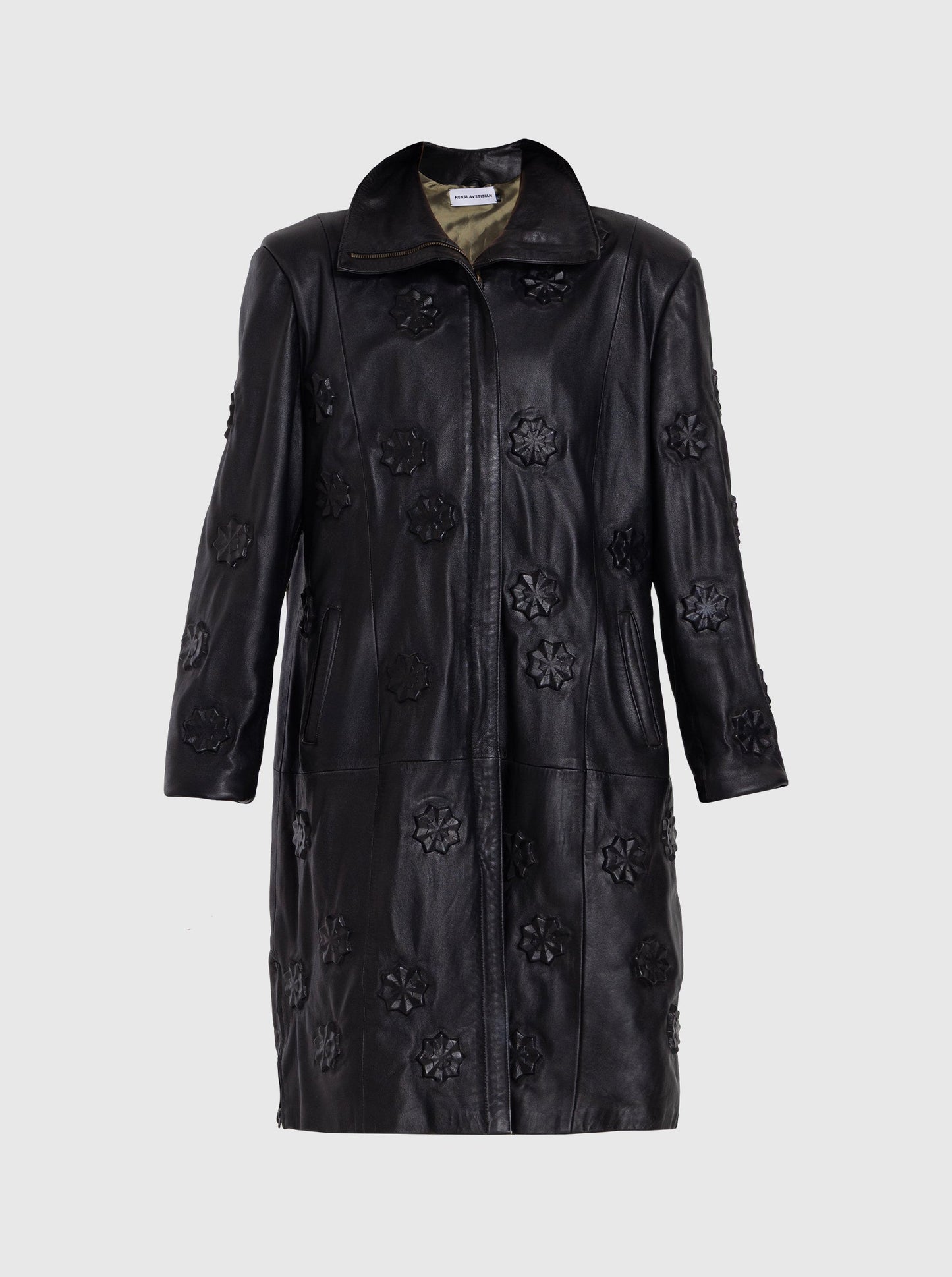 Coat with Structures #2-Nensi Avetisian-APOC STORE