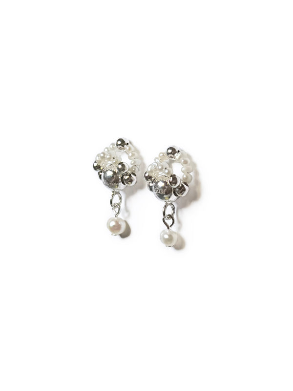 Magic Orb of Fairy Breath Earrings - Pearl-Jaekim-APOC STORE