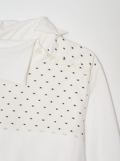 Twisted block Long sleeve 001 _ White-Taekh-APOC STORE
